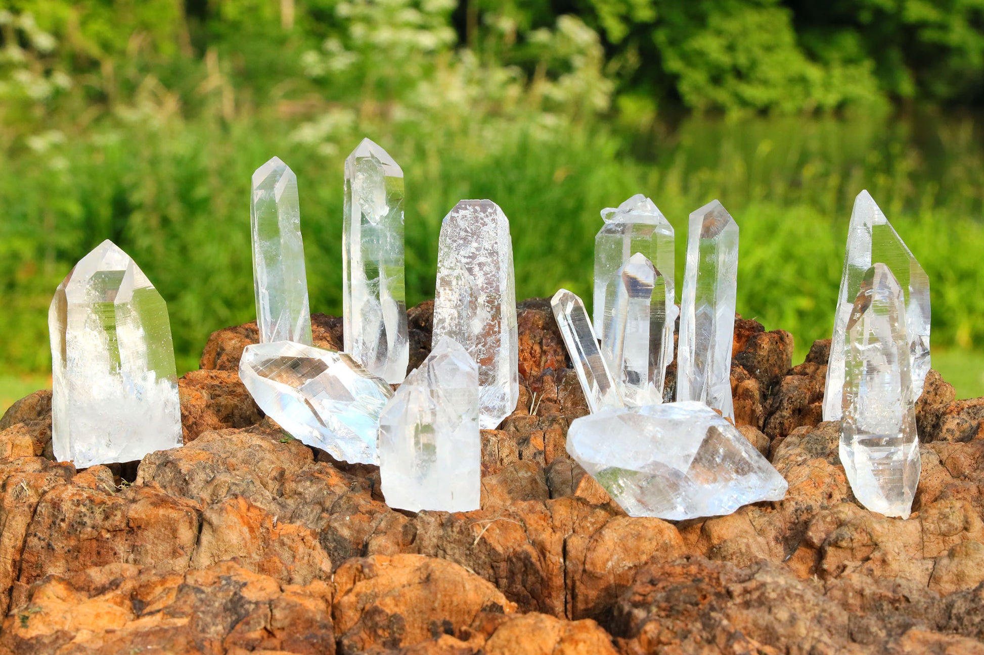 Lemurian Quartz Points Super Optical Clarity - small