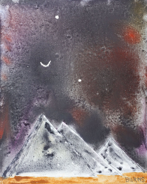 Cosmic Pyramids - Canvas Print
