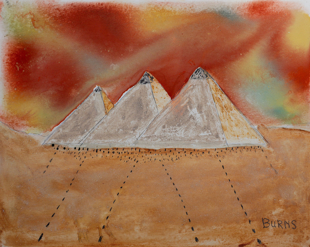 Giza Pilgrimage - Canvas Print