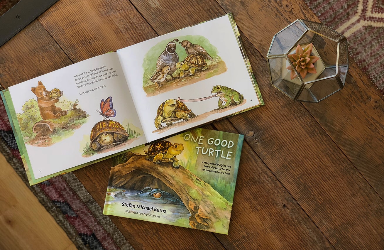 One Good Turtle children's book by Stefan Burns