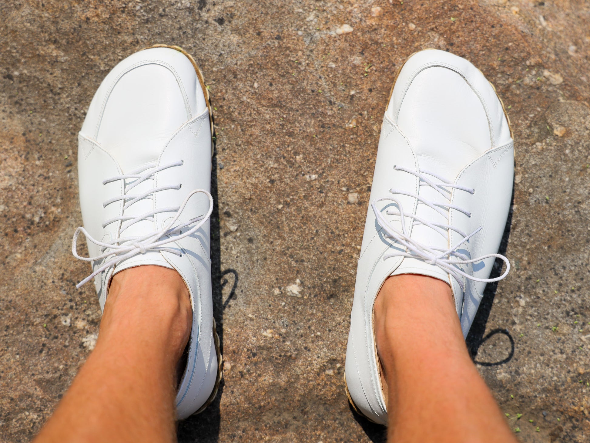 Men's Earthing Shoe all natural with K1 copper plug - Classic Sneaker