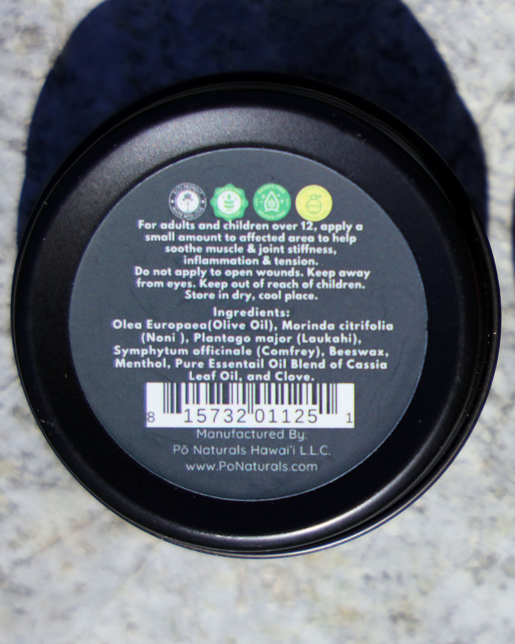 Natural Sore Muscle Salve (2 oz) Deep and Fast Relief!
