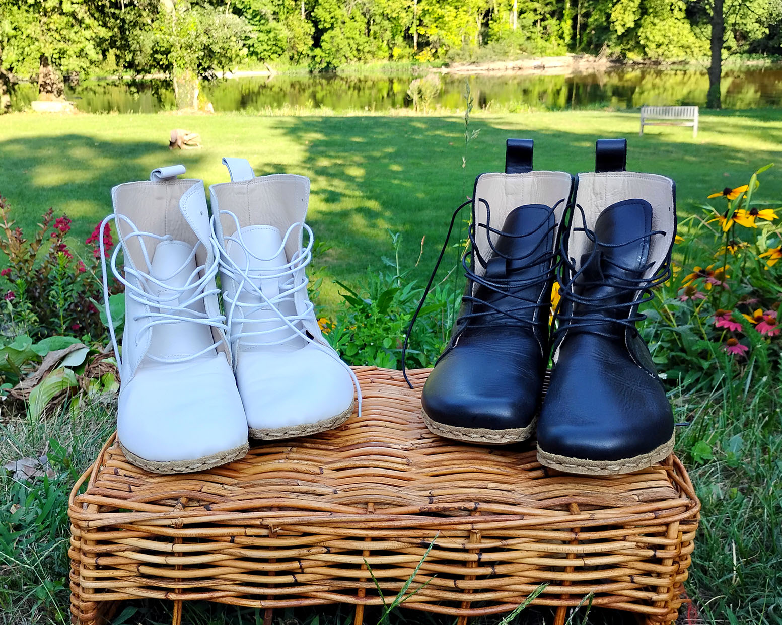 Hermes's Magic Leather Boots 🌟 all natural with Hemp and K1 copper plug men's sizing