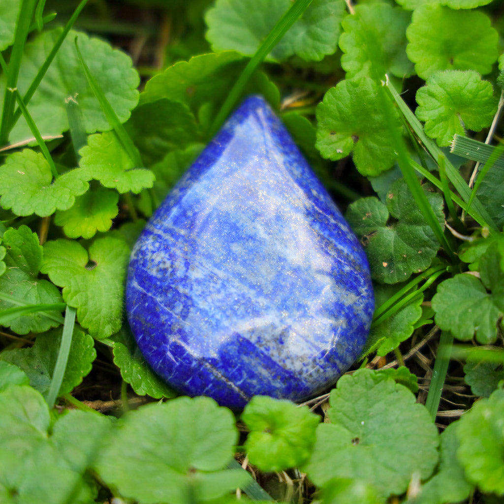 Lapis Lazuli Palm/Massage Stones (medium size)